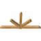 Ekena Millwork Kennewick Rough Sawn Timber Gable Bracket, Western Red Cedar, 108"W x 54"H x 6"D x 6"F, 12/12 Pitch GBW108X54X0606KEN00RWR - alternate 5